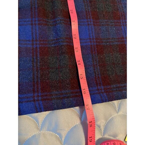 DOUBLE ZERO Size M Plaid Wool Blend Mini Skirt NEW WITH TAGS - Picture 6 of 6